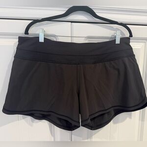 Lululemon Black Running Shorts, Size 12